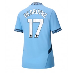 Manchester City Kevin De Bruyne #17 Dámské Domácí Dres 2024-25 Krátký Rukáv